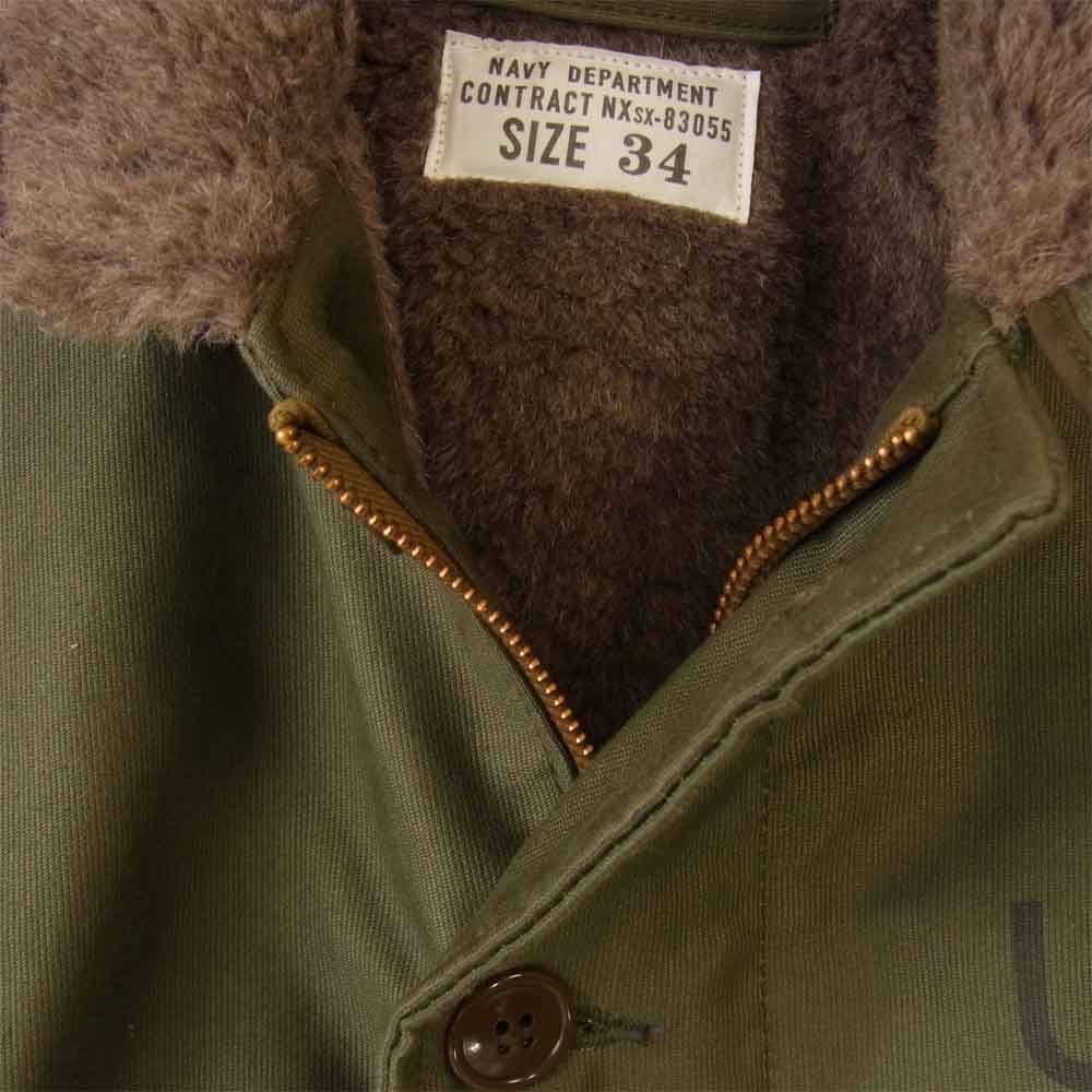 THE FEW ザフュー NC11-006 N-1 DECK JACKET デッキ ジャケット カーキ系 34【美品】【中古】