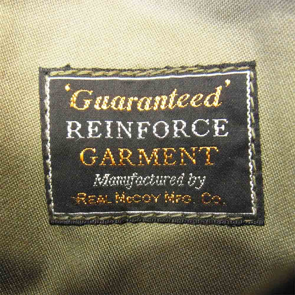 The REAL McCOY'S ザリアルマッコイズ B-10 STAGGCOAT 実名復刻 フライトジャケット カーキ系 36【美品】【中古】
