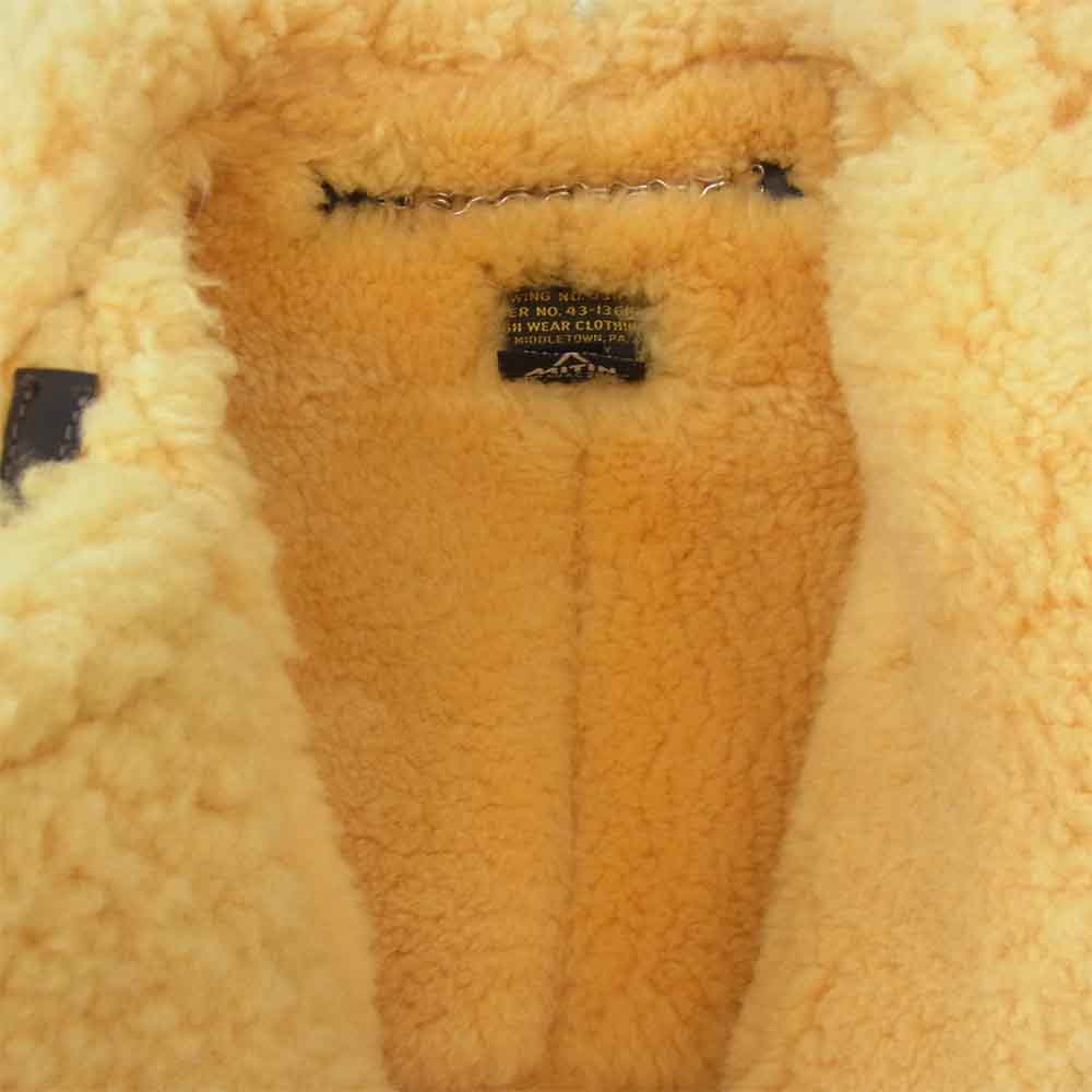 THE FEW ザフュー B-3 ROUGH WEAR ラフウェア 実名復刻 フライト ジャケット ムートンジャケット ダークブラウン系 36【中古】