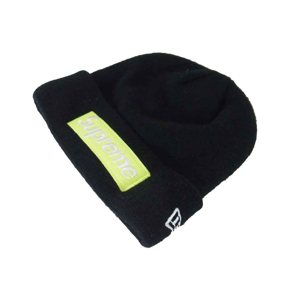 Supreme シュプリーム 17AW New Era ニューエラ Box Logo Beanie ボックスロゴ ビーニー ブラック系【中古】