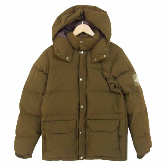THE NORTH FACE ノースフェイス ND91847 CAMP SIERRA SHORT キャンプシエラ ダウン ジャケット カーキ系 L【美品】【中古】