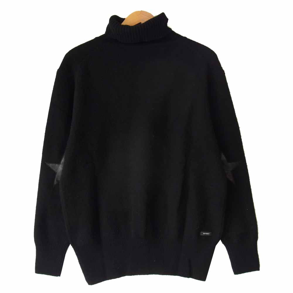 SOPHNET. ソフネット タートルネック ニット セーター ブラック系 M【中古】