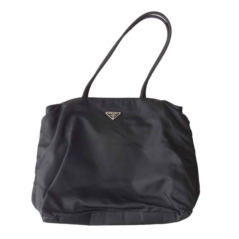 PRADA プラダ B4681 ナイロン トート バッグ ブラック系【中古】