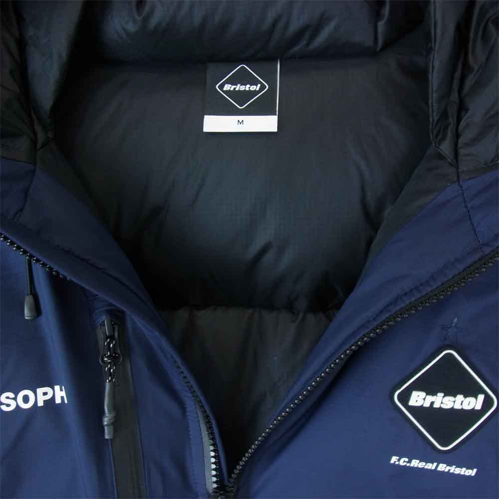 F.C.R.B. エフシーアールビー FCRB-202038 TOUR DOWN PARKA ツアー ダウン パーカー ネイビー系 M【美品】【中古】