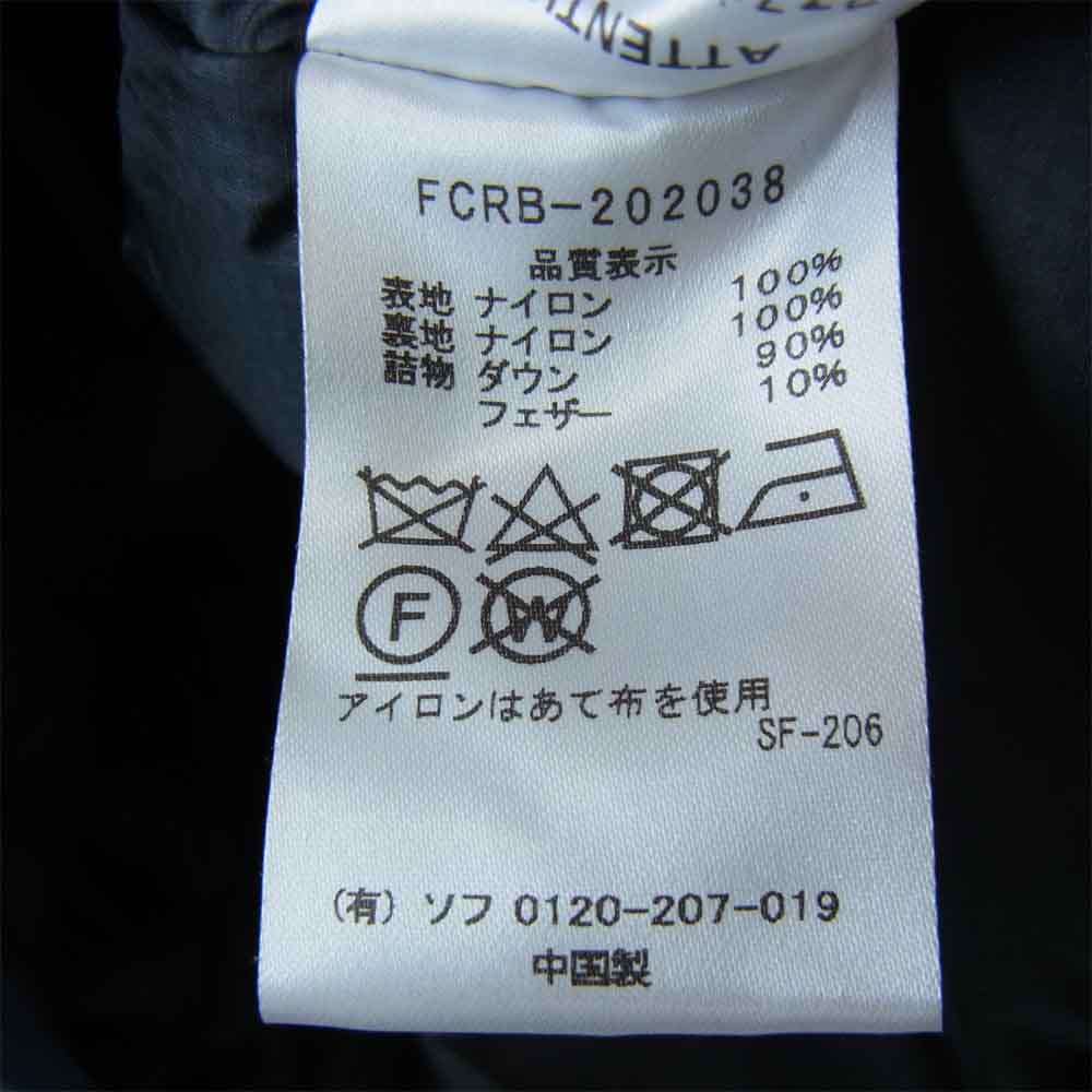 F.C.R.B. エフシーアールビー FCRB-202038 TOUR DOWN PARKA ツアー ダウン パーカー ネイビー系 M【美品】【中古】