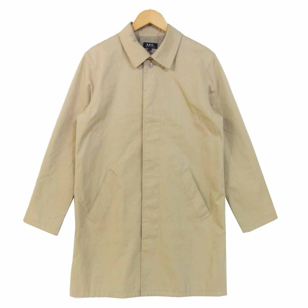 A.P.C. アーペーセー 24531-20252 ステンカラー コート レディース ベージュ系 M【中古】