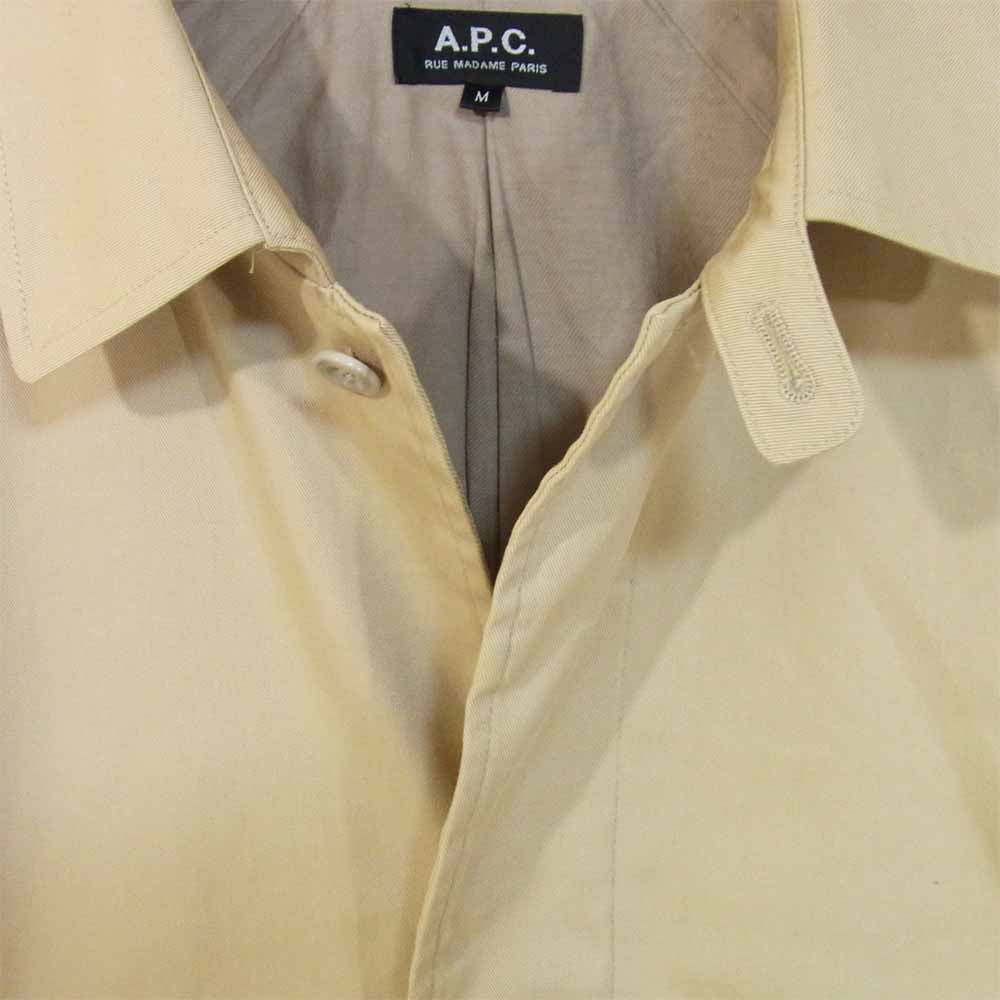 A.P.C. アーペーセー 24531-20252 ステンカラー コート レディース ベージュ系 M【中古】
