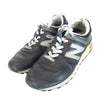 NEW BALANCE ニューバランス M576BKJ USA製 レザー スニーカー ブラック系 27.5cm【中古】