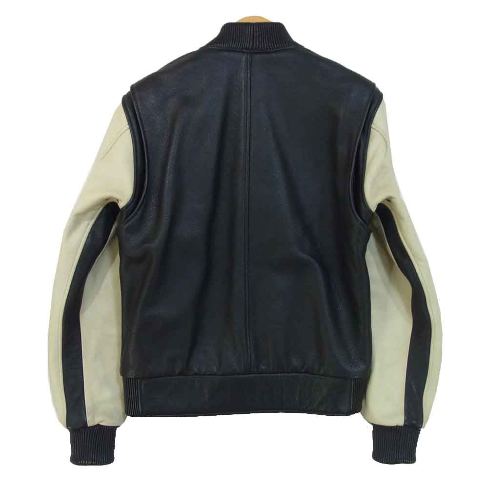 KADOYA カドヤ カウレザー オールレザー ジャケット スタジャン ブラック系 LL【中古】