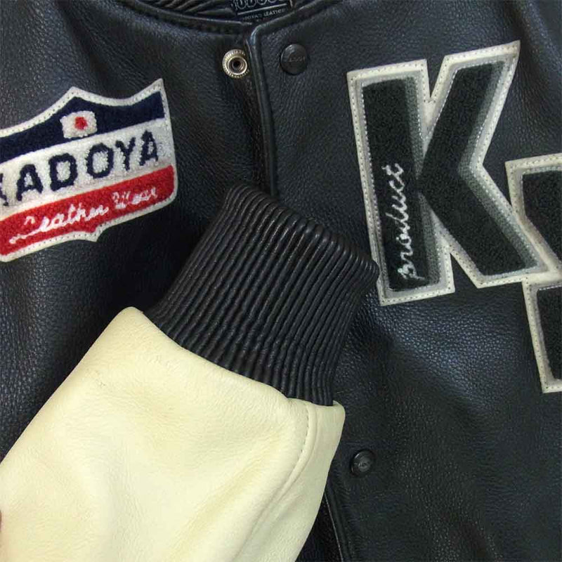 KADOYA カドヤ カウレザー オールレザー ジャケット スタジャン