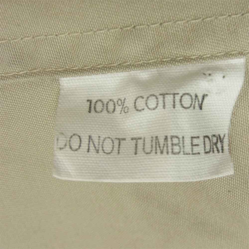 Sandinista サンディニスタ ショールカラー 比翼 チノクロス ジャケット コットン 日本製 ベージュ系 M【中古】