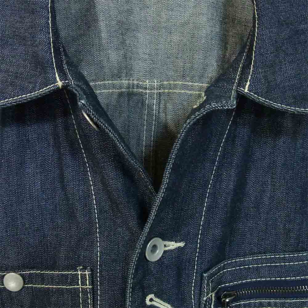 ATTACHMENT アタッチメント AB31-255 10ozムラ糸デニム ワンウォッシュカバーオール インディゴブルー系 1【美品】【中古】