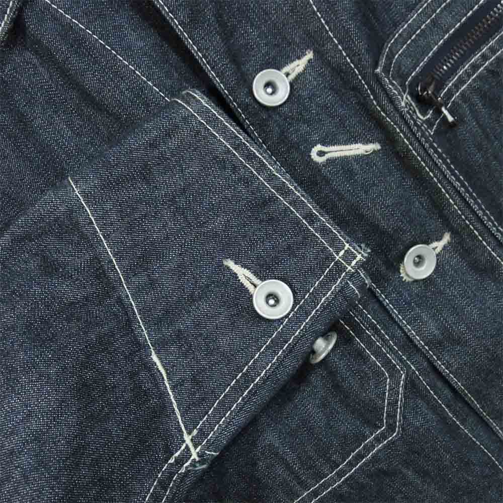 ATTACHMENT アタッチメント AB31-255 10ozムラ糸デニム ワンウォッシュカバーオール インディゴブルー系 1【美品】【中古】