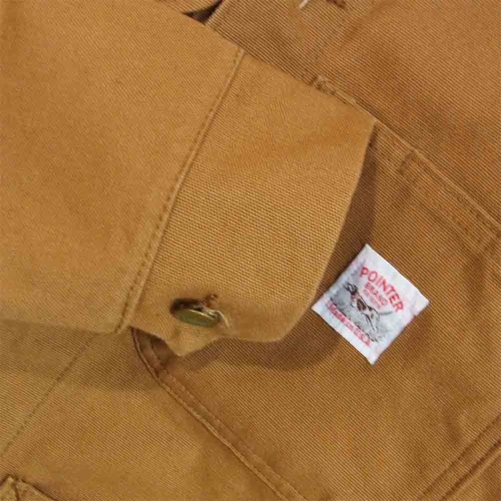 POINTER ポインター USA製 ブラウンダック カバーオール ライトブラウン系 XS【美品】【中古】