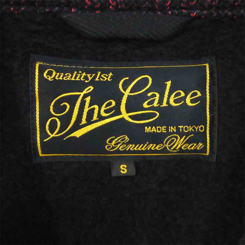 CALEE キャリー BEACH CLOTH JACKET ショールカラー ビーチクロス ジャケット ブラック系 S【美品】【中古】