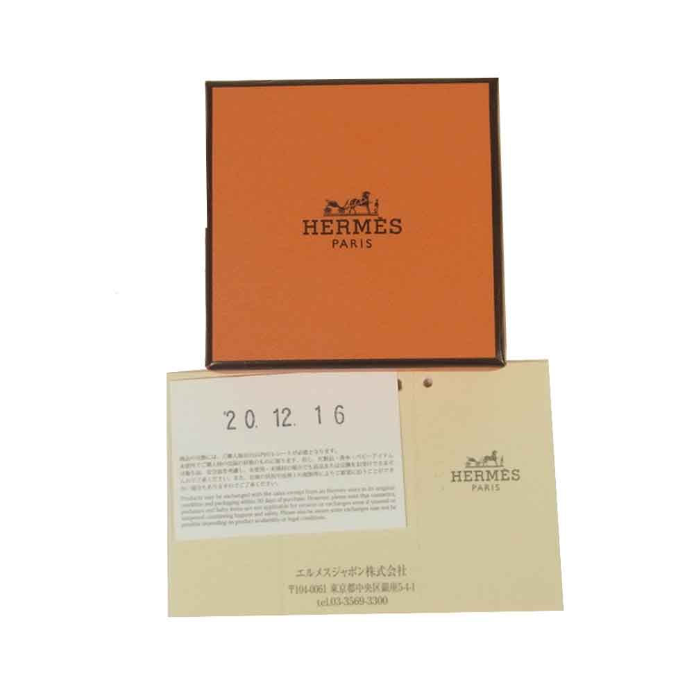 HERMES エルメス 未使用 国内正規品 2020年12月購入品 Pop H ピアス フランス製 ホワイト系【極上美品】【中古】