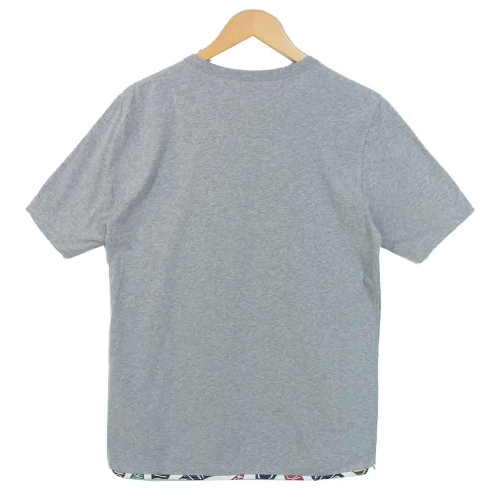 VISVIM ビズビム 0119105009001 SUBLIG TEE クルーネック 半袖 Tシャツ 裾総柄 グレー系 3【中古】