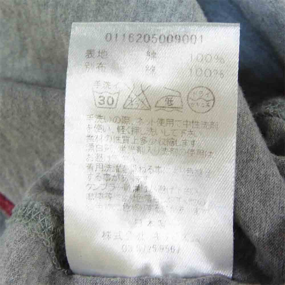 VISVIM ビズビム 0116205009001 SUBLIG TEE クルーネック 半袖 Tシャツ 裾赤 グレー系 3【中古】