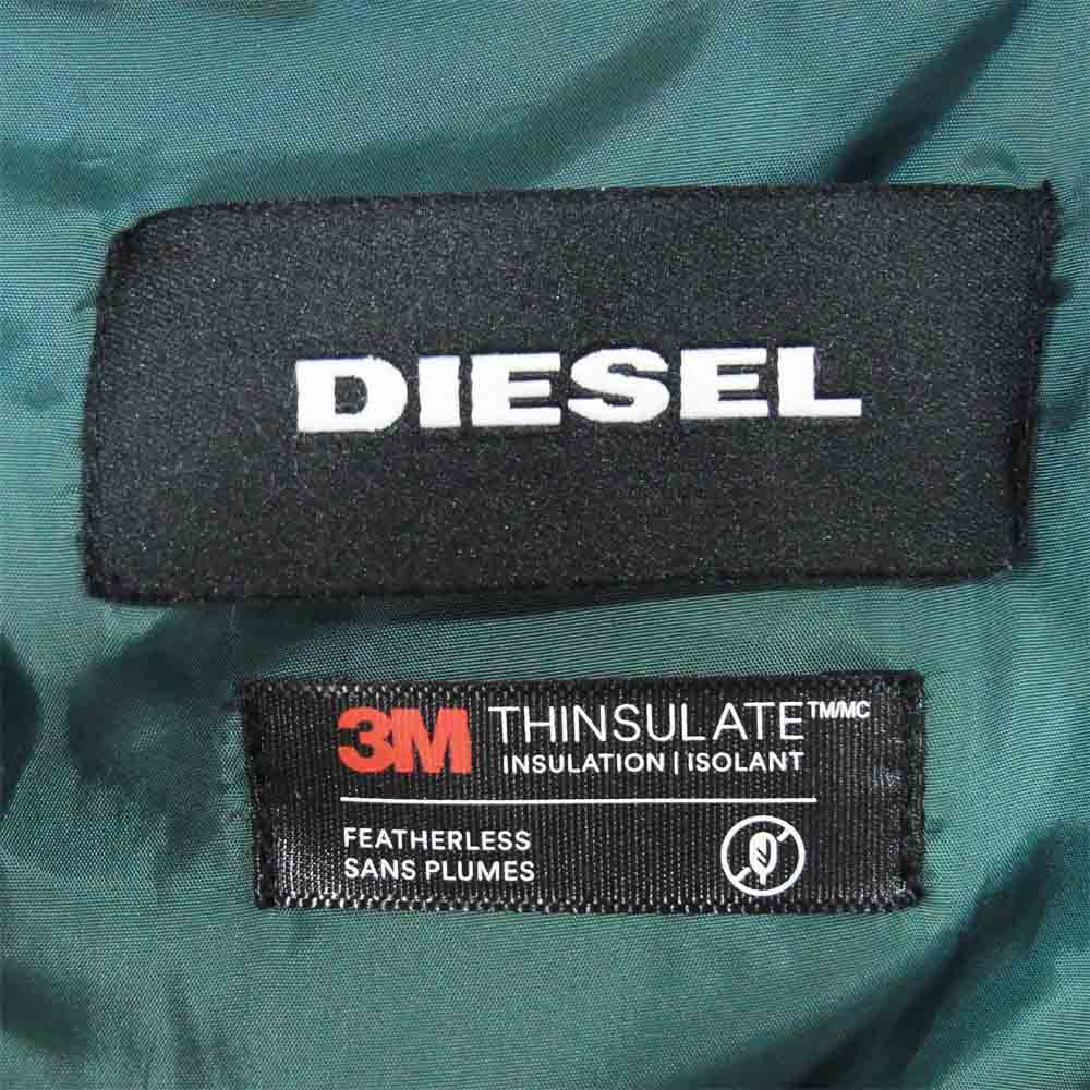 DIESEL ディーゼル 00E8F203 国内正規品 W-GARRETT ナイロン シンサレート ジャケット ブラック系 XS【美品】【中古】