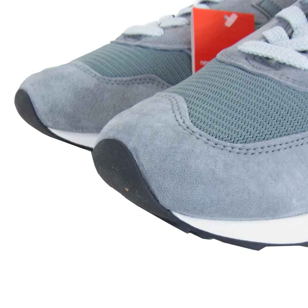 NEW BALANCE ニューバランス M1400SB USA製 スエード スニーカー STEEL BLUE グレー系 29cm【新古品】【未使用】【中古】