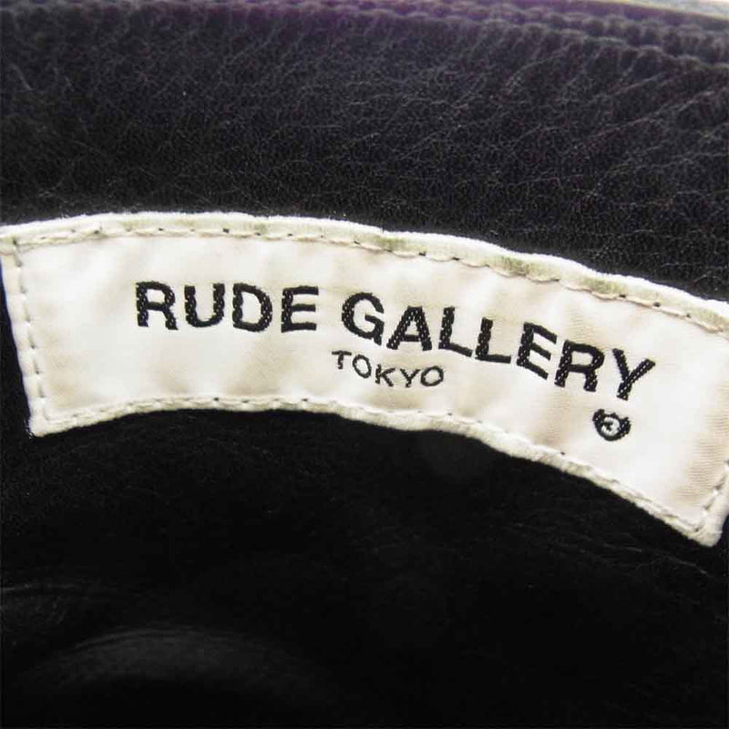 RUDE GALLERY ルードギャラリー バックジップ ブーツ ブラック系 3【中古】