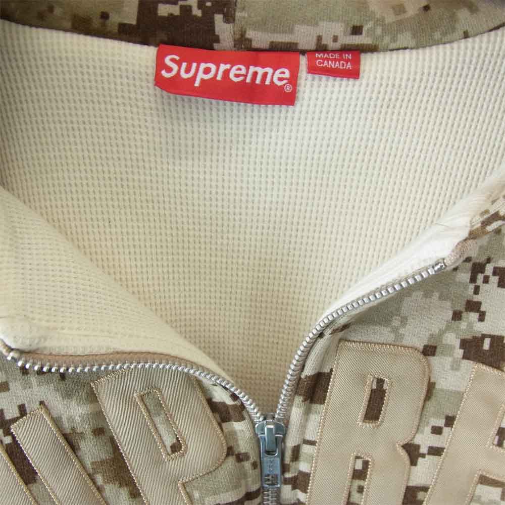 Supreme シュプリーム 17AW Arc Logo Thermal Zip Up Hooded Sweatshirt アーチロゴ ジップパーカー フーディー スウェット マルチカラー系 M【中古】