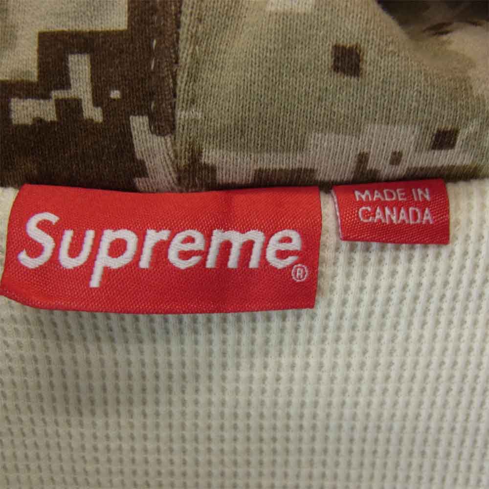 Supreme シュプリーム 17AW Arc Logo Thermal Zip Up Hooded Sweatshirt アーチロゴ ジップパーカー フーディー スウェット マルチカラー系 M【中古】