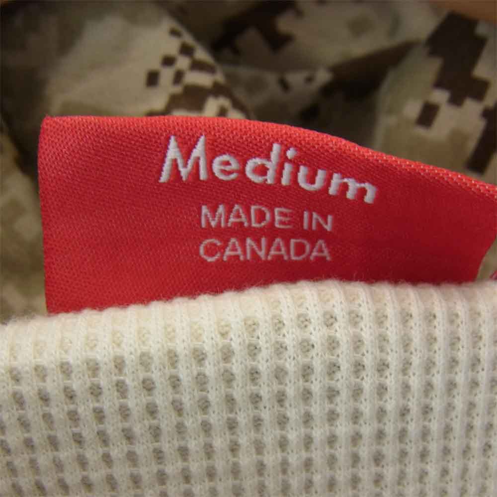 Supreme シュプリーム 17AW Arc Logo Thermal Zip Up Hooded Sweatshirt アーチロゴ ジップパーカー フーディー スウェット マルチカラー系 M【中古】