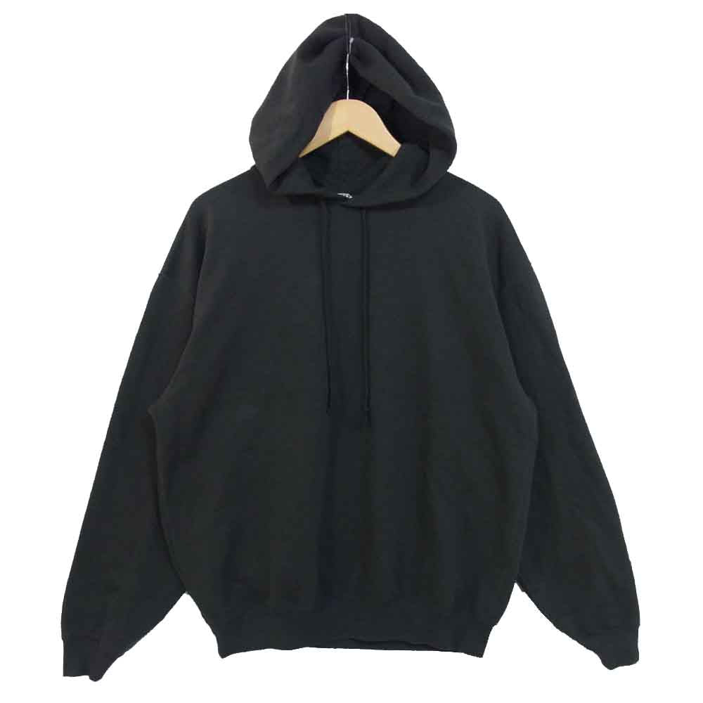 AURALEE オーラリー 19SS A9SP01GU SUPER SOFT SWEAT BIG P/O PARKA スーパーソフトスウェット チャコール系 4【中古】