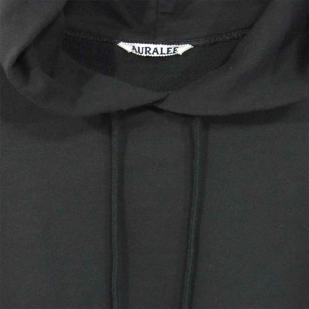 AURALEE オーラリー 19SS A9SP01GU SUPER SOFT SWEAT BIG P/O PARKA スーパーソフトスウェット チャコール系 4【中古】