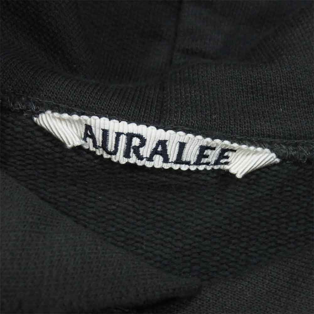 AURALEE オーラリー 19SS A9SP01GU SUPER SOFT SWEAT BIG P/O PARKA スーパーソフトスウェット チャコール系 4【中古】