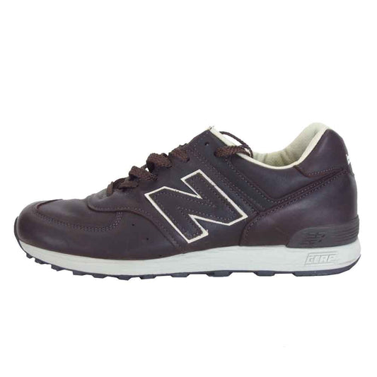 NEW BALANCE ニューバランス M576CBB made in ENGLAND レザー ローカット ダークブラウン系 27cm【美品】【中古】