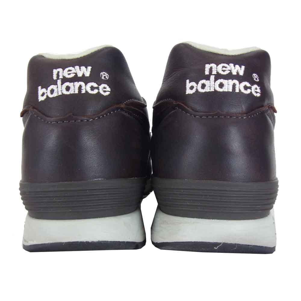 NEW BALANCE ニューバランス M576CBB made in ENGLAND レザー ローカット ダークブラウン系 27cm【美品】【中古】