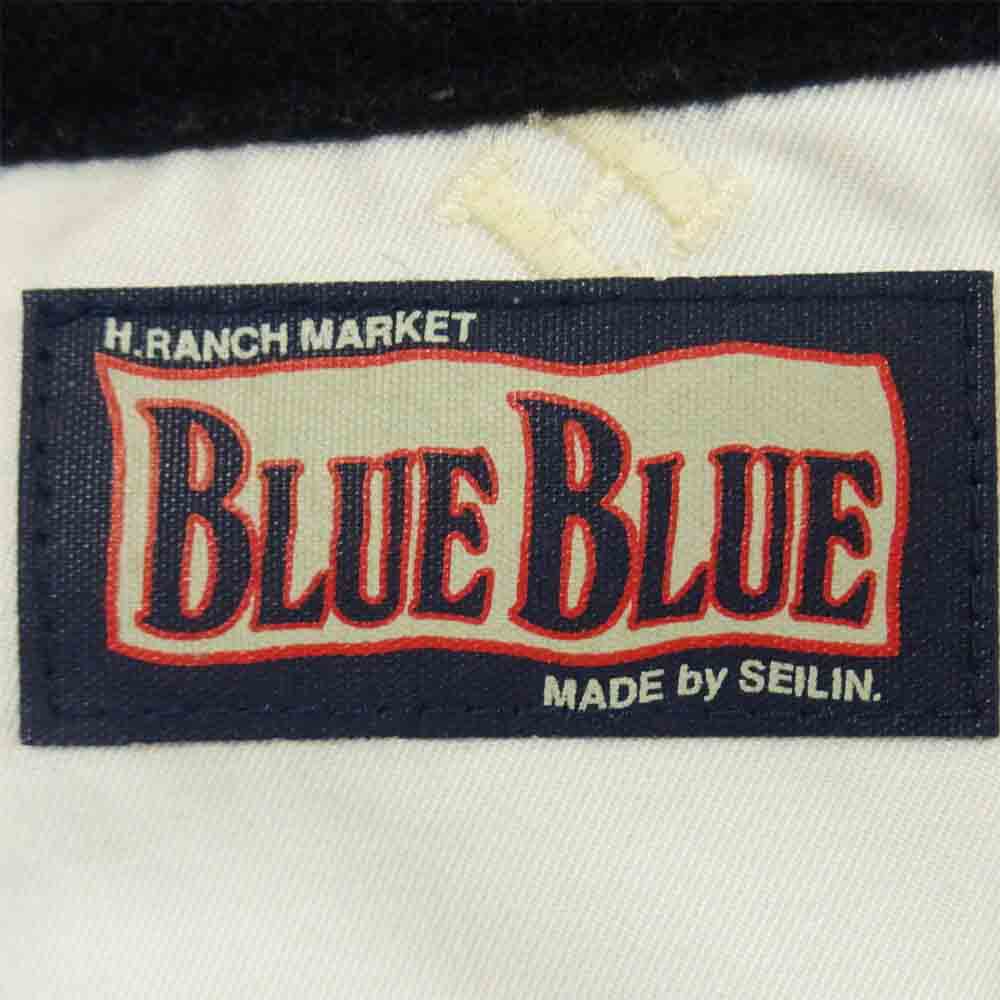 BLUE BLUE ブルーブルー ST1647 CPOジャケット カシミヤジャケット ウール 日本製 ネイビー系 1【中古】