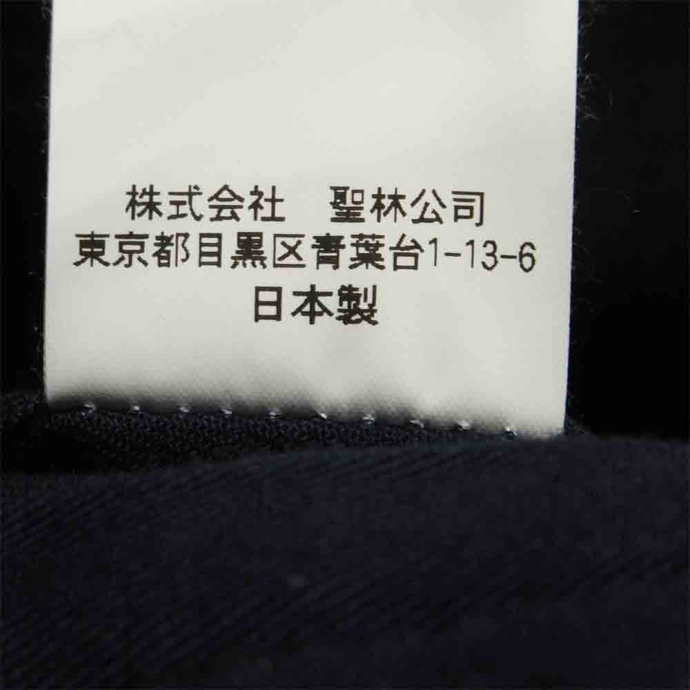 BLUE BLUE ブルーブルー ST1647 CPOジャケット カシミヤジャケット ウール 日本製 ネイビー系 1【中古】