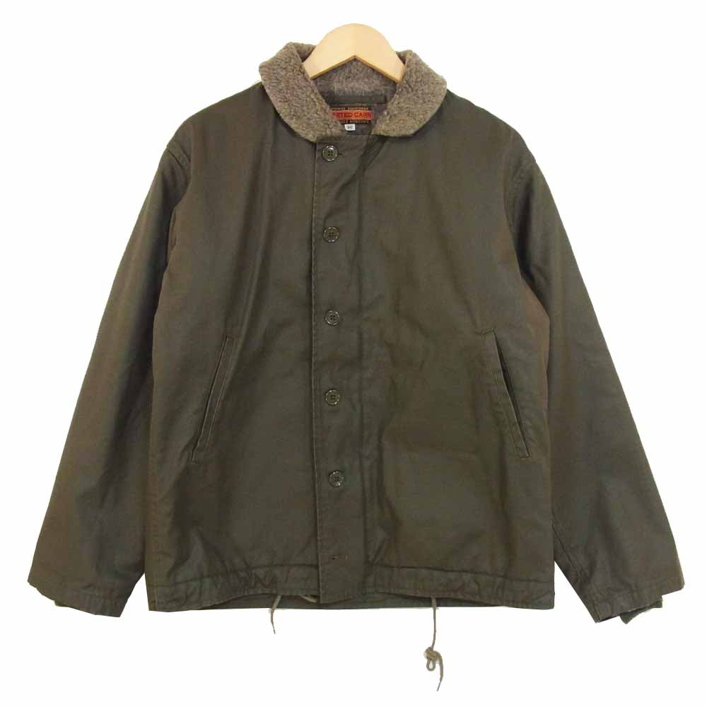 UC10528 N-1 デッキジャケット 裏ボア カーキ系 M【中古】