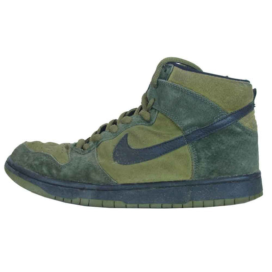 NIKE ナイキ 305050-303 DUNK HIGH PRO SB TODD JORDAN CAMPER GREEN ダンク ハイ モスグリーン系 28.0cm【中古】