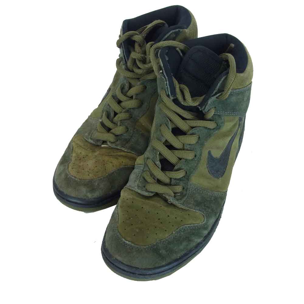 NIKE ナイキ 305050-303 DUNK HIGH PRO SB TODD JORDAN CAMPER GREEN ダンク ハイ モスグリーン系 28.0cm【中古】