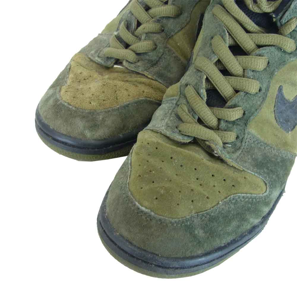 NIKE ナイキ 305050-303 DUNK HIGH PRO SB TODD JORDAN CAMPER GREEN ダンク ハイ モスグリーン系 28.0cm【中古】