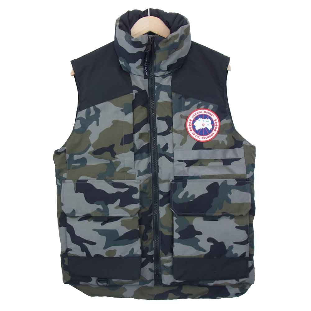CANADA GOOSE カナダグース 4157MP 国内正規品 サザビーリーグ DUNCAN VEST カモフラ ダウン ベスト カモフラージュ S【美品】【中古】