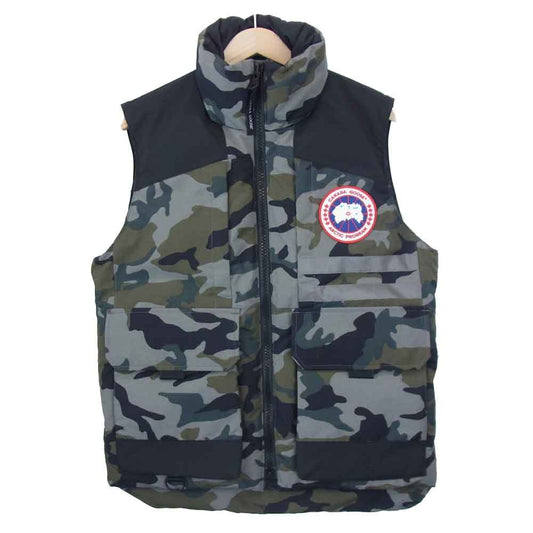 CANADA GOOSE カナダグース 4157MP 国内正規品 サザビーリーグ DUNCAN VEST カモフラ ダウン ベスト カモフラージュ S【美品】【中古】