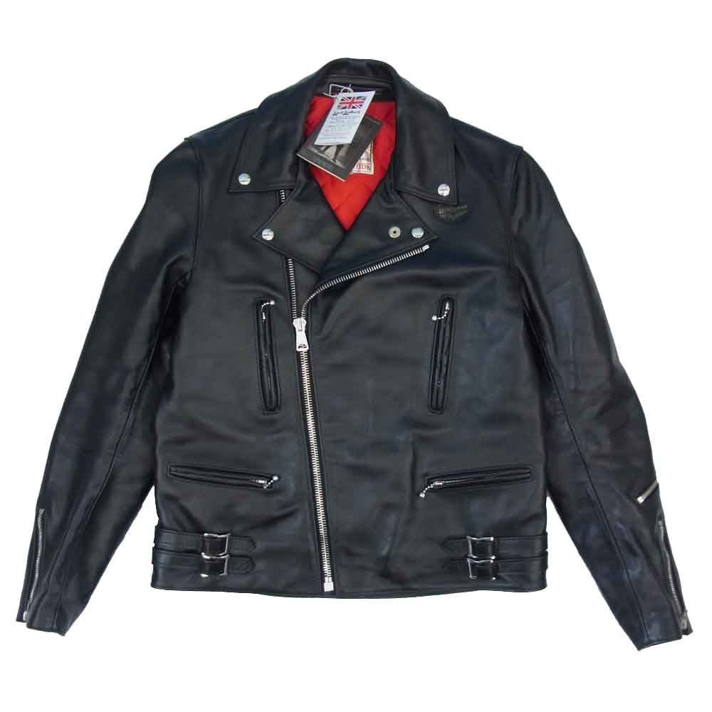 Lewis Leathers ルイスレザー 391T LIGHTNING ライトニング レザー ダブルライダース ブラック系 ブラック系 40【美品】【中古】