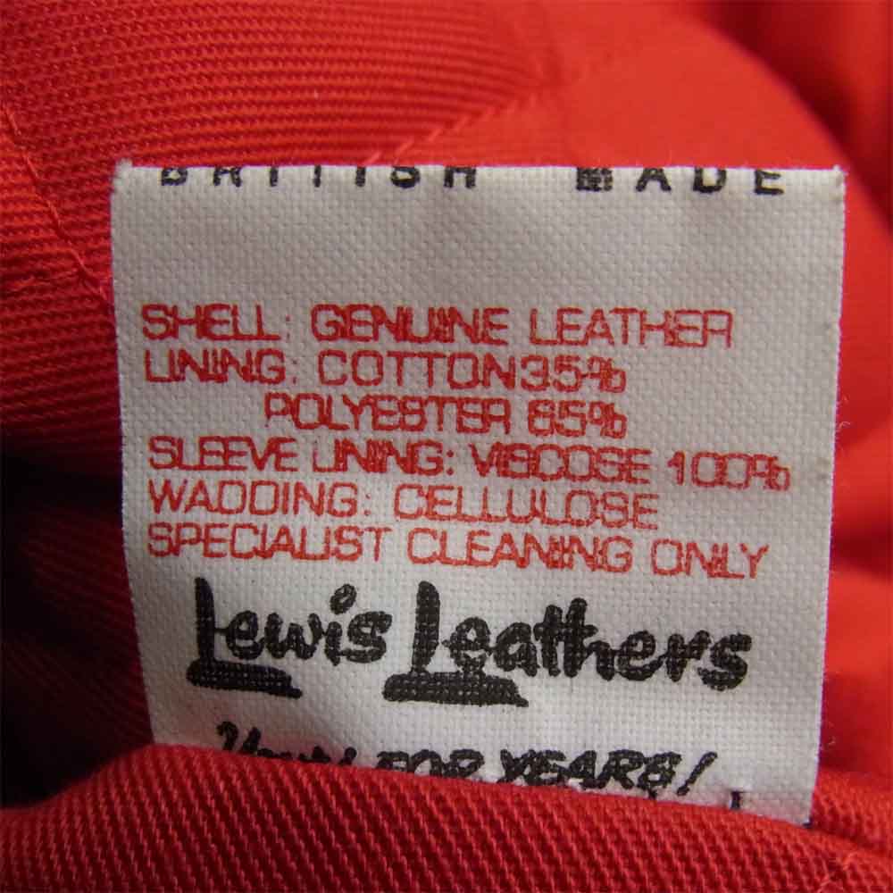 Lewis Leathers ルイスレザー 391T LIGHTNING ライトニング レザー ダブルライダース ブラック系 ブラック系 40【美品】【中古】