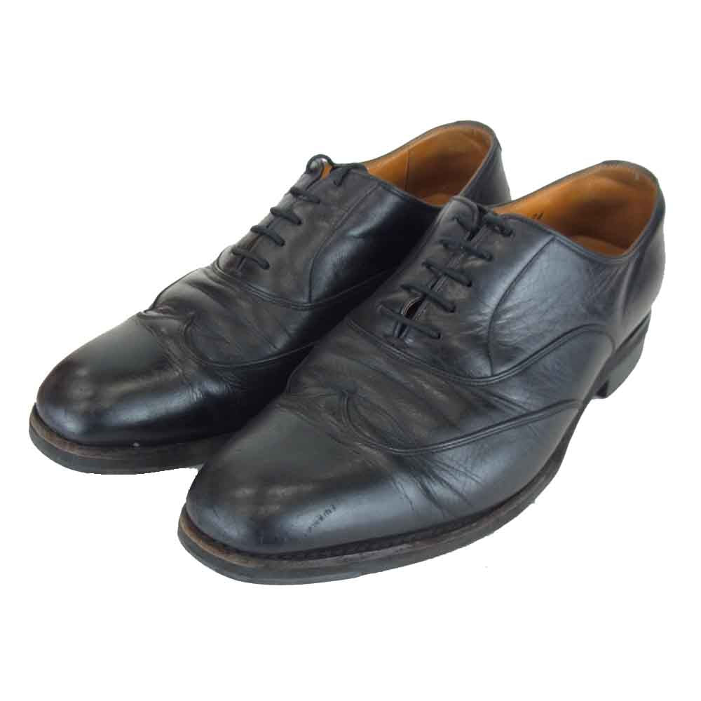 SCOTCH GRAIN スコッチグレイン 2745 ストレートチップ シャインオアレインⅢ ビジネス シューズ ブラック系 24【中古】
