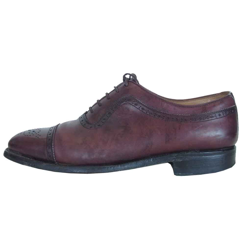 SCOTCH GRAIN スコッチグレイン 930 IMPERIAL II インペリアル2 セミブローグ ビジネス シューズ ブラウン系 24CM【中古】