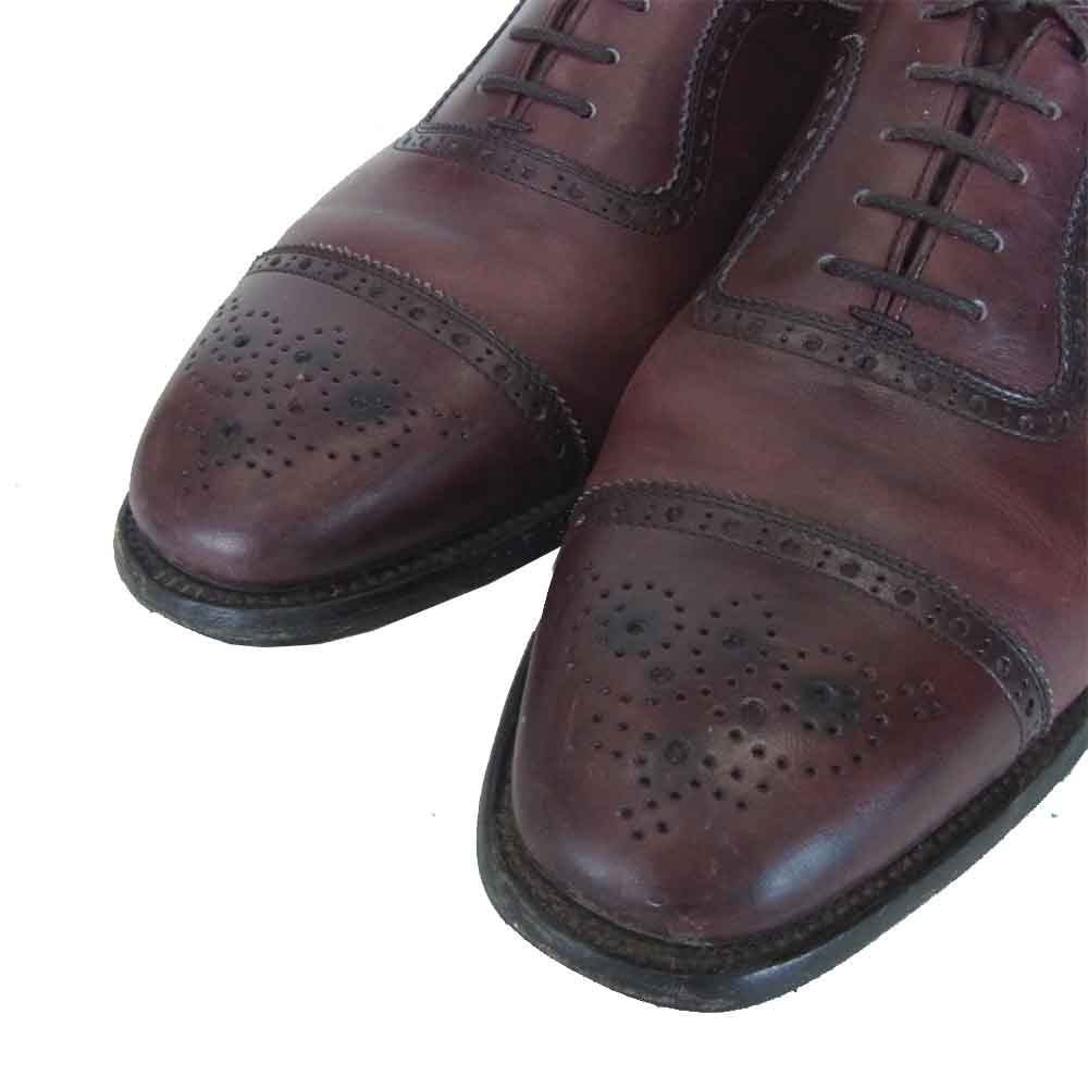 SCOTCH GRAIN スコッチグレイン 930 IMPERIAL II インペリアル2 セミブローグ ビジネス シューズ ブラウン系 24CM【中古】