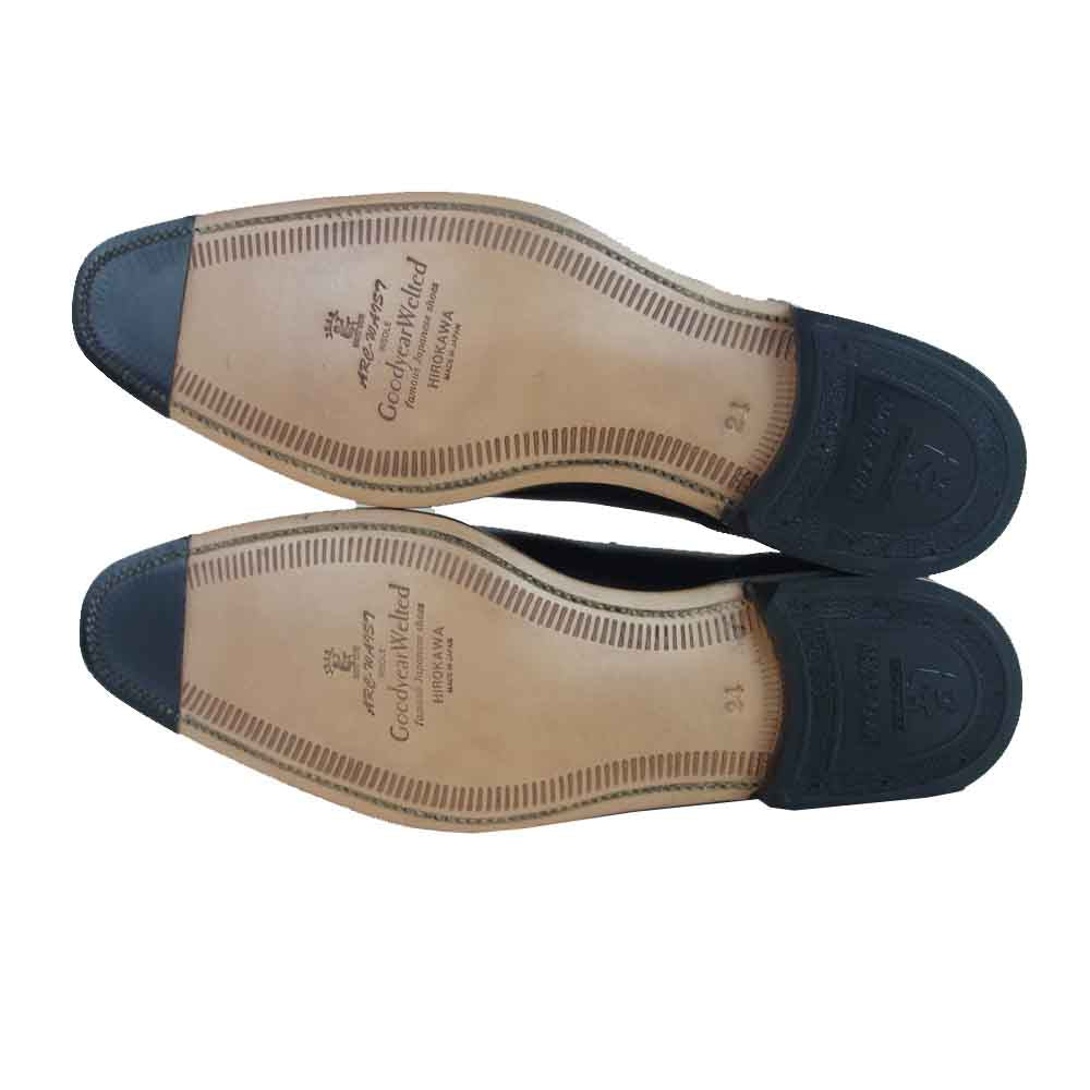 SCOTCH GRAIN スコッチグレイン 938 ツーシーム IMPERIAL II インペリアル2 ビジネス シューズ ブラック系【極上美品】【中古】