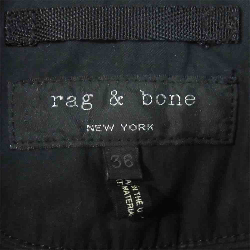 rag & bone ラグアンドボーン 34-05-0019 ステンカラーコート USA製 コットン ブラック系 36【中古】