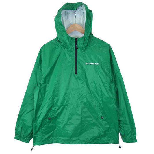 Supreme シュプリーム 17AW Packable Ripstop Pullover パッカブル リップストップ プルオーバー グリーン系 グリーン系 S【美品】【中古】