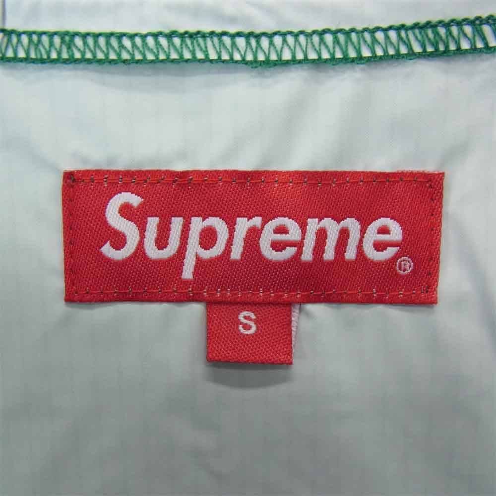 Supreme シュプリーム 17AW Packable Ripstop Pullover パッカブル リップストップ プルオーバー グリーン系 グリーン系 S【美品】【中古】
